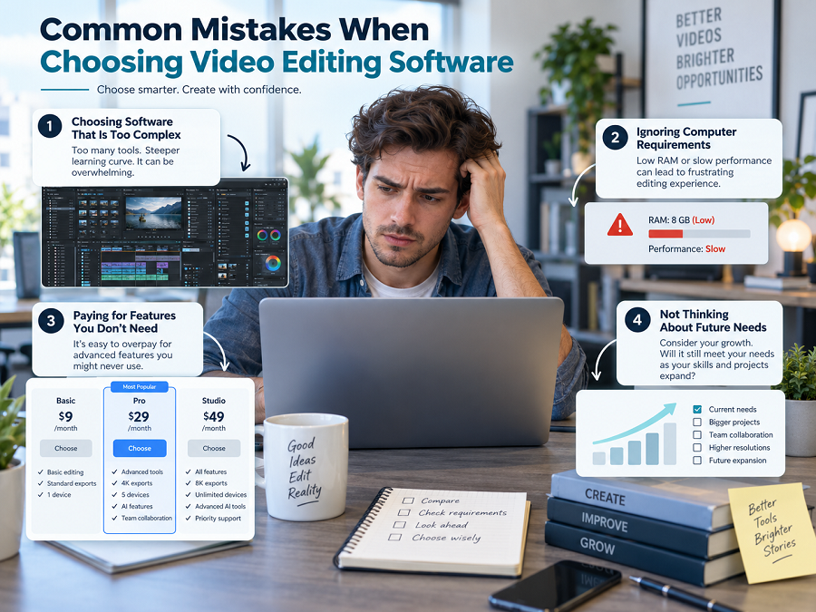 Common Video Editing Software Mistakes