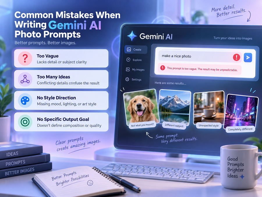 Gemini AI Prompt Mistakes Guide