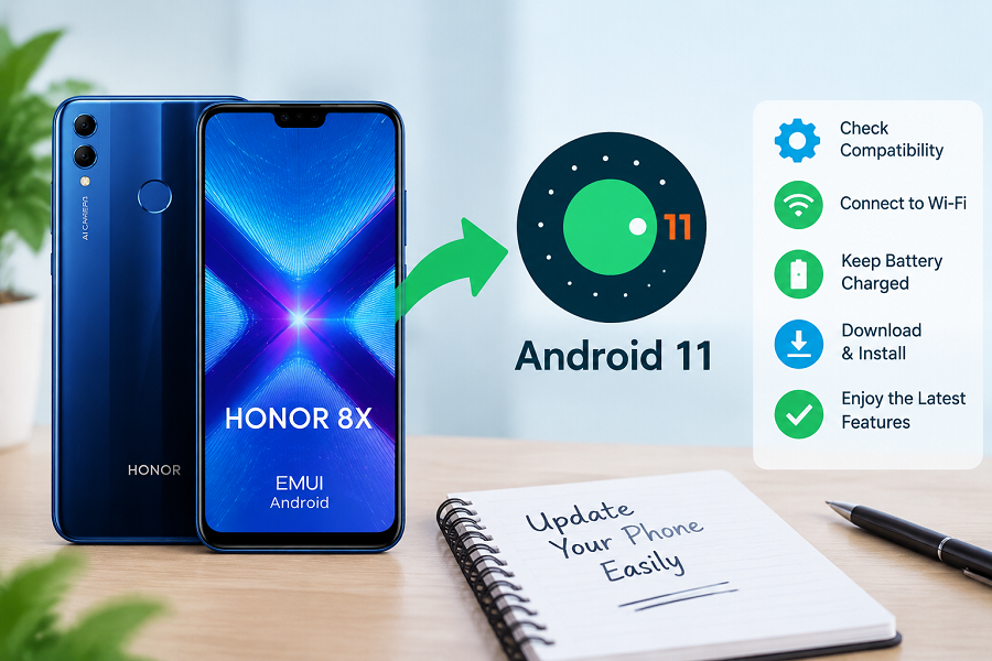 Honor 8X Android 11 Update Guide