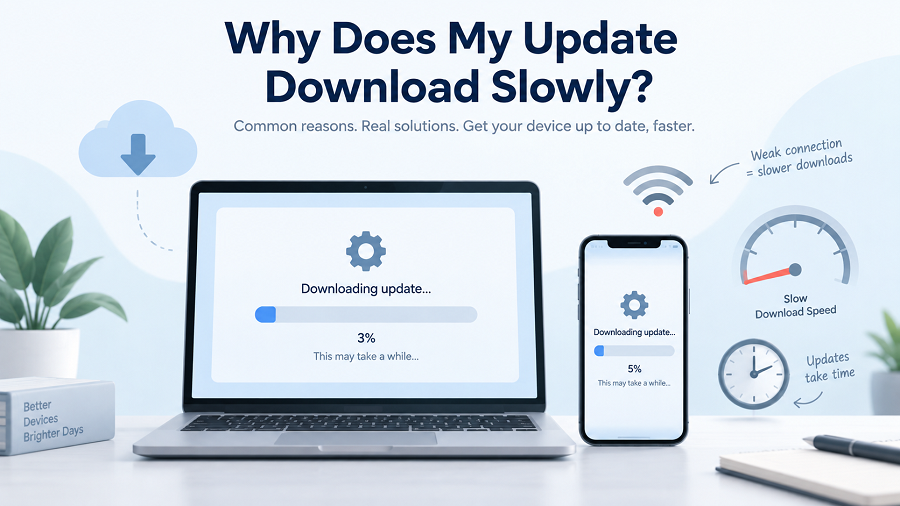 Why Does My Update Download Slowly