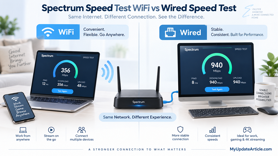 WiFi vs Wired Speed Test Comparison