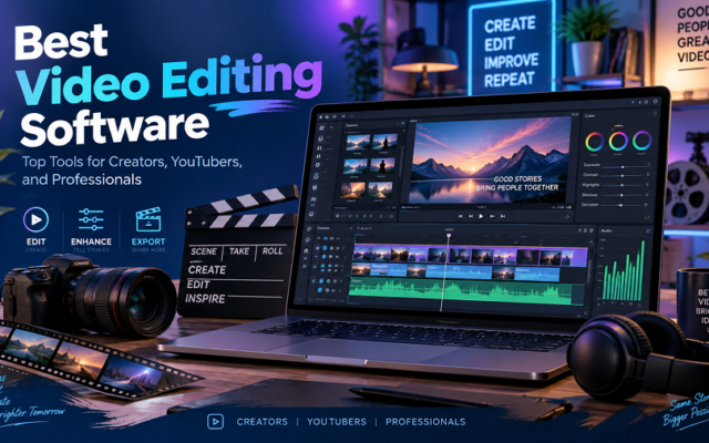 Best Video Editing Software Workspace