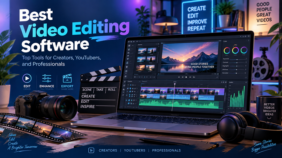 Best Video Editing Software Workspace