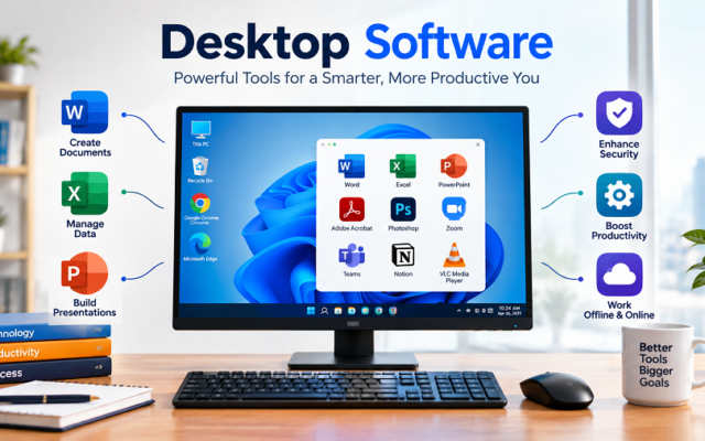 Desktop Software Productivity Workspace