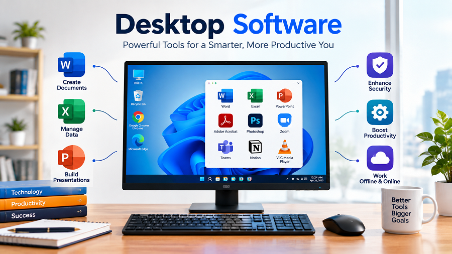 Desktop Software Productivity Workspace