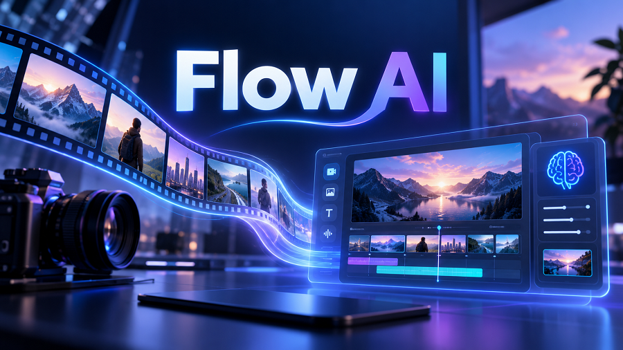 Flow AI Cinematic Creative Workspace
