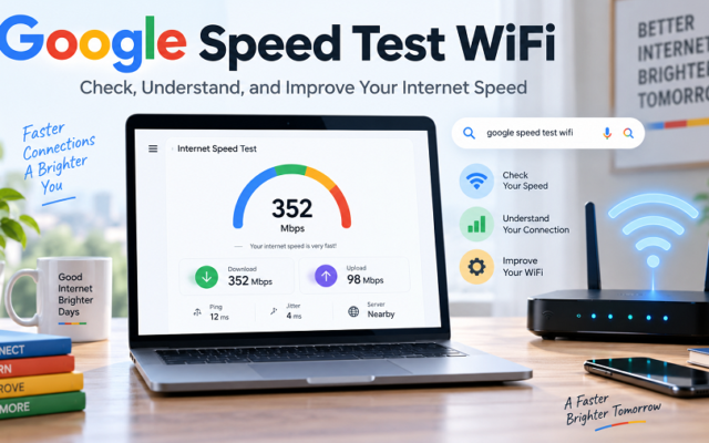 Google Speed Test WiFi Workspace