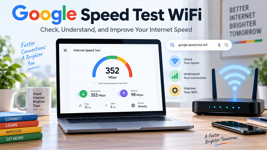 Google Speed Test WiFi Workspace