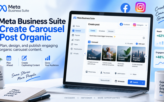 Meta Business Suite Guide: Create Carousel Posts for Organic Growth