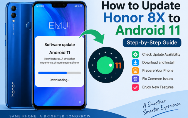 Update Honor 8X to Android 11