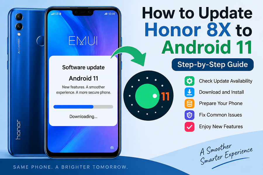 Update Honor 8X to Android 11